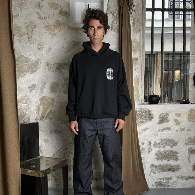 Hoodie Bell Obsidian Black | Reveur Lucide