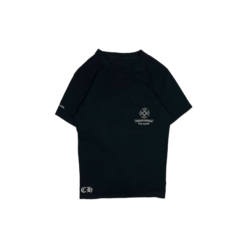 Chrome Hearts Black Las Vegas Logo Tee