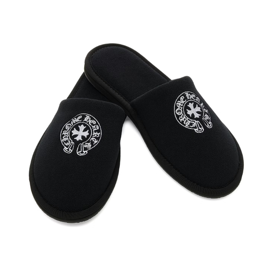Low-top Slippers Black | Chrome Hearts