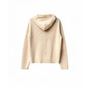Two Way Zip Hoodie Cashmere | Maison Guava