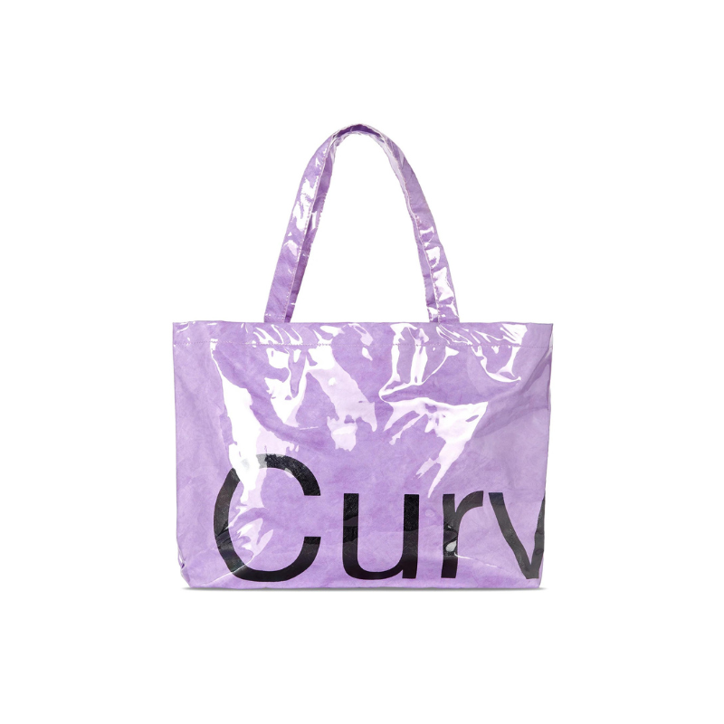 Goodies Large Lavender Curves Tyvek Tote | Curves