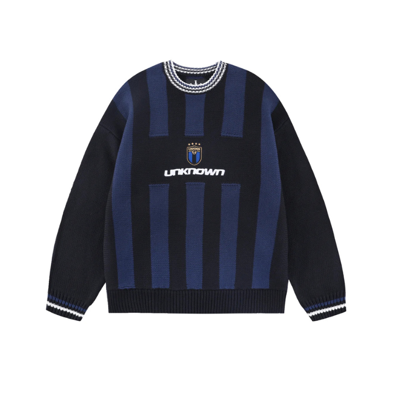 Knitwear Footy Navy/Black   | Unknown