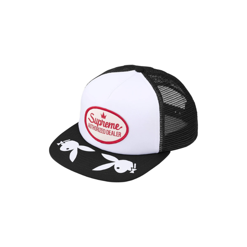 Cap Mesh Back 5-Panel Black | Supreme x PlayBoy