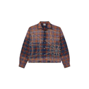Shirt Flannel Purple Fever Blue/Orange | Vale Lives