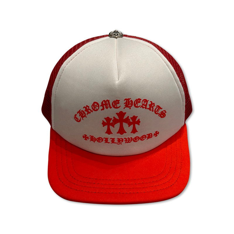 Cap Trucker King Taco Red White | Chrome Hearts