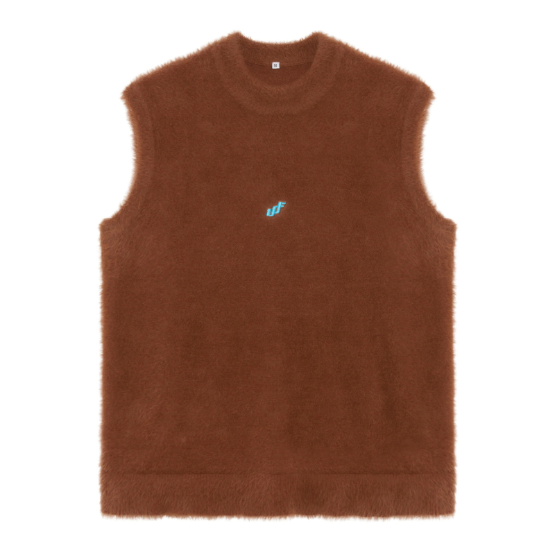 T-shirt Sleeveless Brown | UNDEFINED