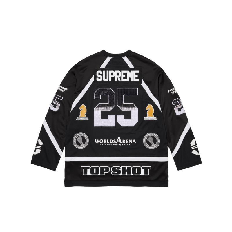 Longsleeve Jersey Rhinestone Hockey black | Supreme