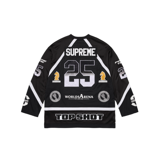 Longsleeve Jersey Rhinestone Hockey black | Supreme