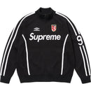 Sweat à capuche zippé noir et blanc | Supreme x Umbro