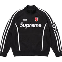 Sweat à capuche zippé noir et blanc | Supreme x Umbro