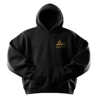 Hoodie Black Courchevel 1850 | Maison Guava