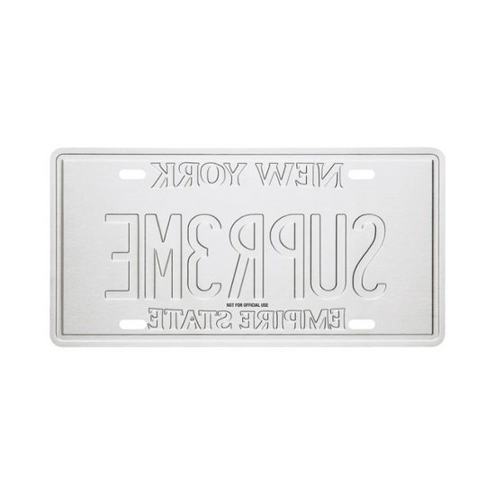 Collectible License Plate | Supreme