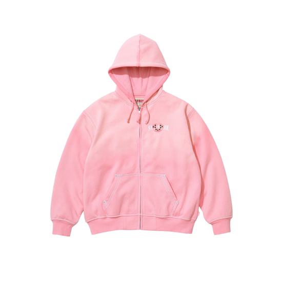 Zip Hoodie Pink | Supreme x True Religion