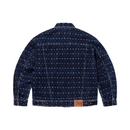 Denim Jacket Flocked Denim Navy | Supreme