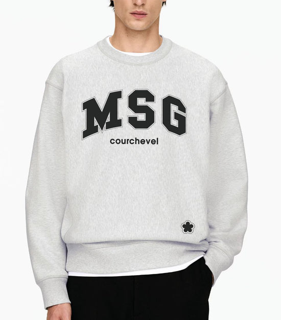 Crewneck Grey Courchevel 1850 | Maison Guava