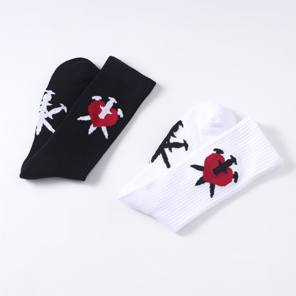 Socks UNKNOWN Black Dagger Hearts