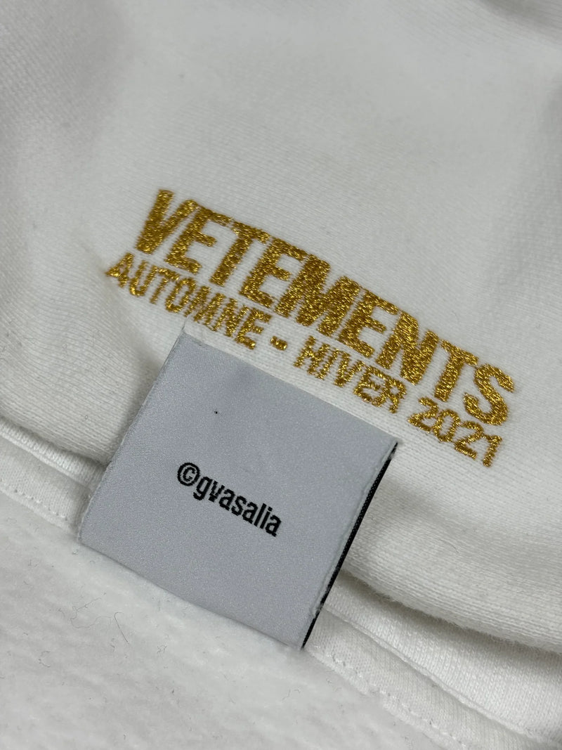 Hoodie White Unicorn Heartbreaker  | Vetements