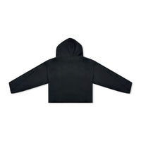 Hoodie Signature Texture Black | OUTRENOIR
