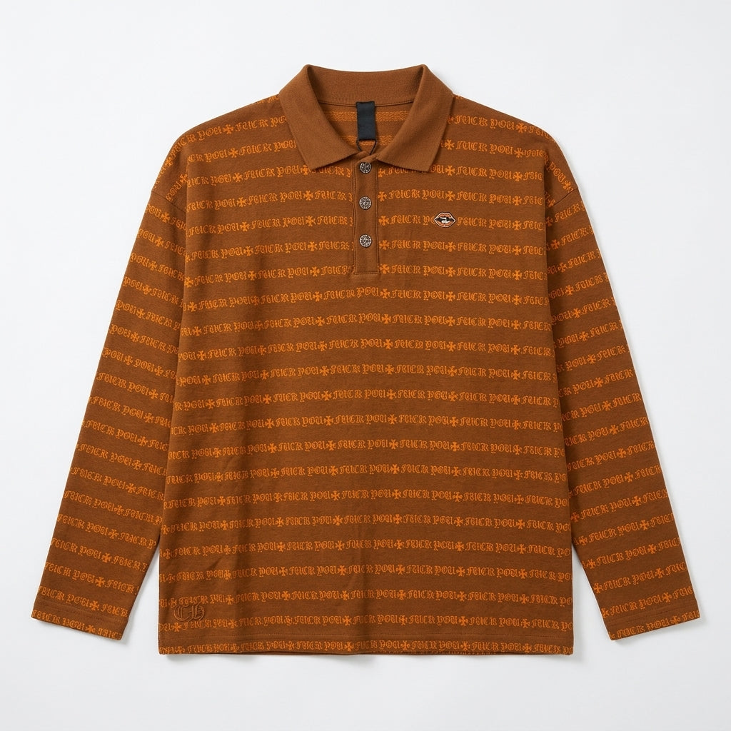 Polo Shirt Matty Boy Orange | Chrome Hearts