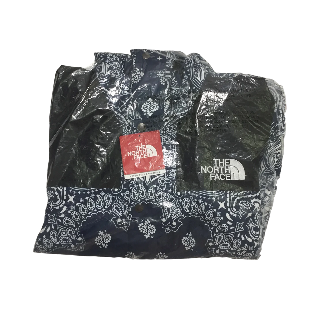 2014 Supreme x The North Face Navy Bandana Mountain Light