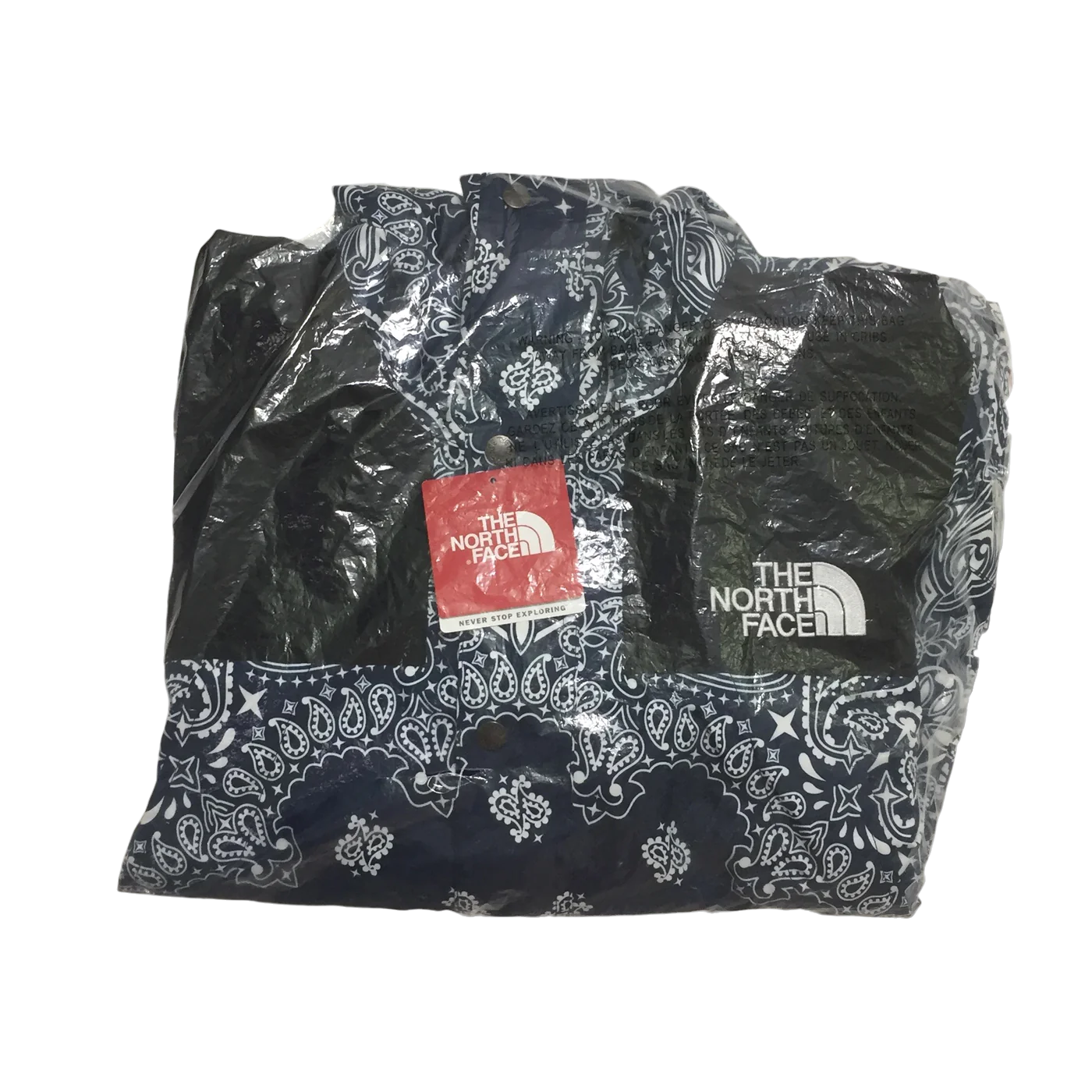 Jacket 2014 Bandana Mountain Light Blue | Supreme x The North Face