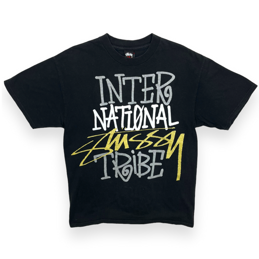 Tee STUSSY Black International Tribe