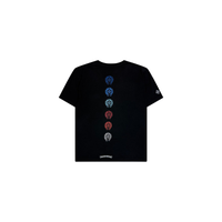 T-shirt Multi Colour Horseshoe Logo Black | Chrome Hearts