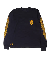 Longsleeve  Navy Orange Dagger | Chrome Hearts
