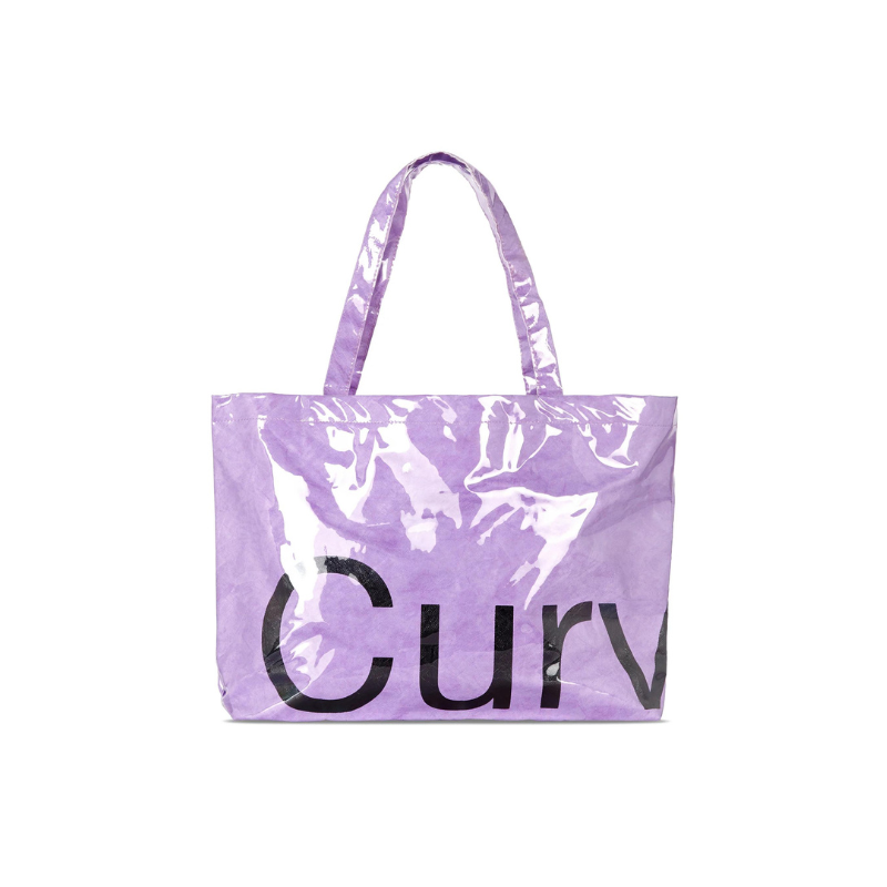 Tote Bag Large Lavender Curves Tyvek Tote | Curves