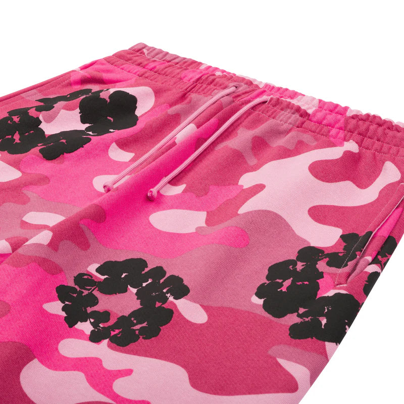 Joggers Pink Camo Cotton Wreath | Denim Tears