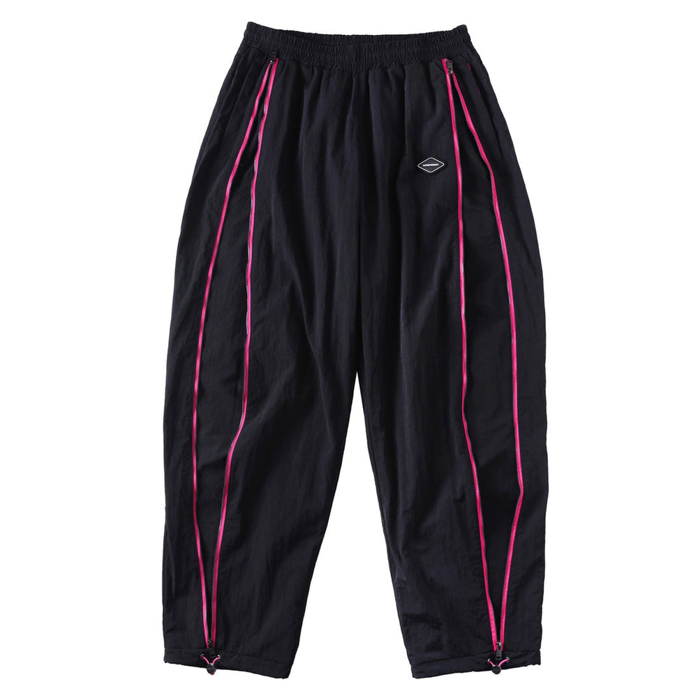 TrackPants UNKNOWN Zipped Pink/Black