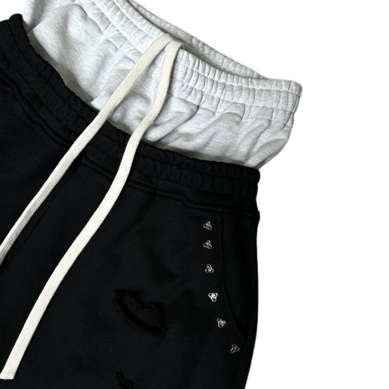 Double Layer QUIROZ 2044® Sweats in Black