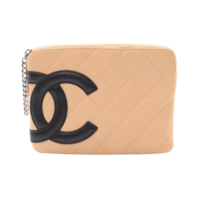 Pochette CHANEL beige