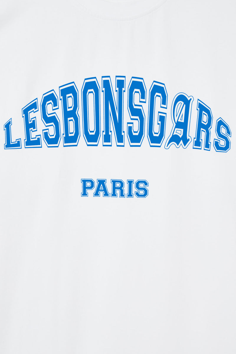 T-Shirt LES BONS GARS Logo College Bleu