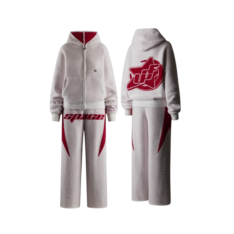 Joggers White Red  | UNDEFINED 1999
