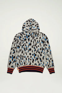 Hoodie Knit Black & Blue | PDF Channel, view 4