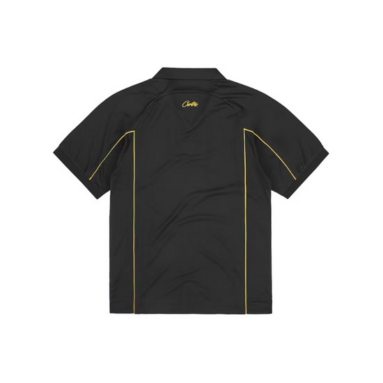 T-shirt Talismo Black Yellow Football Jersey | Corteiz