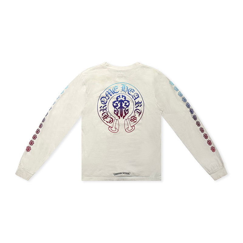 Longsleeve White Dagger Purple | Chrome Hearts