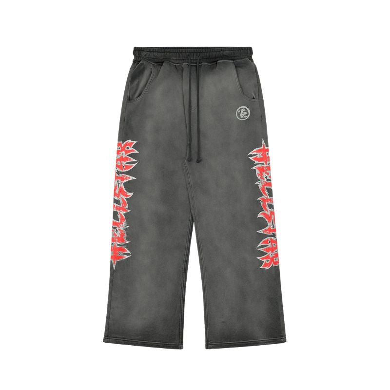 Joggers Stars Shine Graffiti Black Red | Hellstar