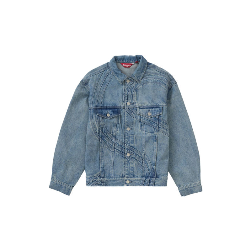 Denim Jacket Trucker Blue Denim "S" Logo | Supreme