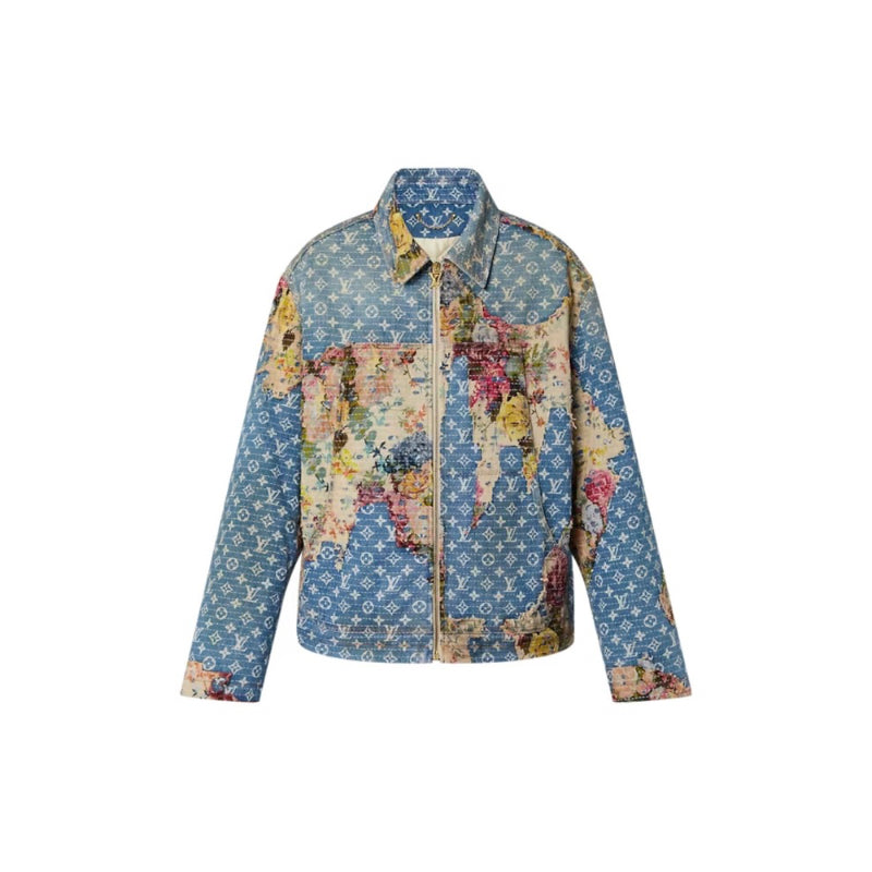 Denim Jacket Destroyed Workwear Denim  | Louis Vuitton
