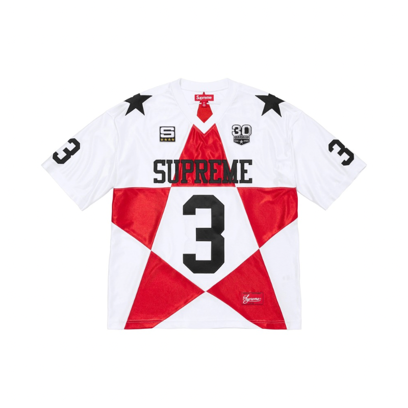 T-shirt Star White Red | Supreme