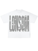 T-shirt Rhinestones White  | Lonsom