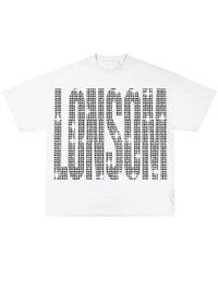 T-shirt Rhinestones White  | Lonsom