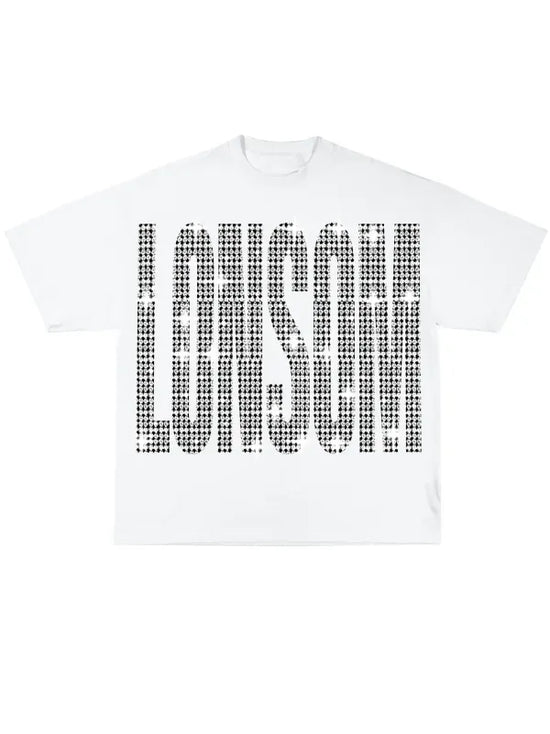 T-shirt Rhinestones White  | Lonsom