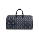 Duffle Bag Keepall 50 Bandouliere Monogram Upside Down Ink Navy | Louis Vuitton
