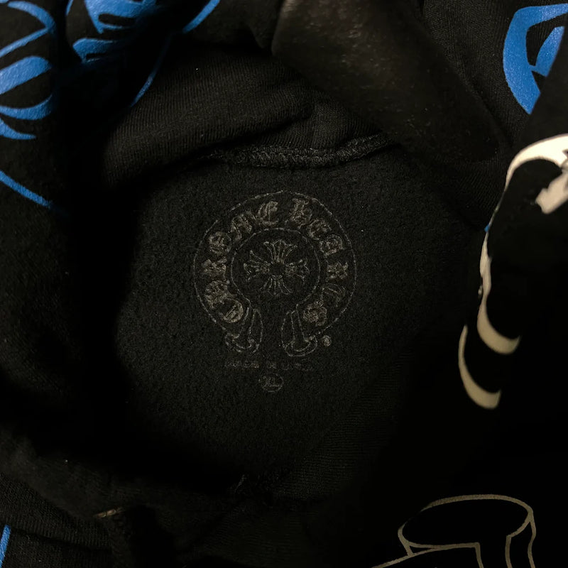 Hoodie Black Stencil | Chrome Hearts