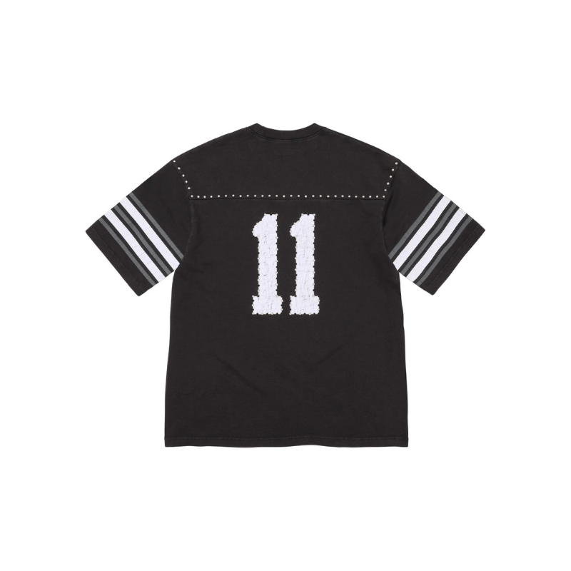 T-shirt Studded Football Black | Supreme