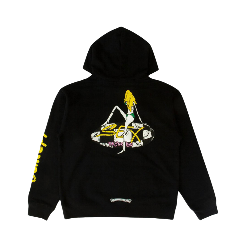 Hoodie Black Sex Record | Chrome Hearts