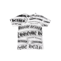 T-shirt Comme Des Garçons Multi Scroll Logo White | Chrome Hearts